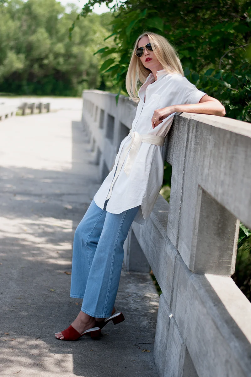Madewell courier shirt dress sale